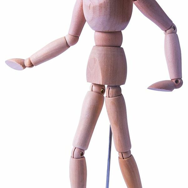 Кукла АШАН Красная птица деревянная, 30 см