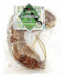 Колбаса сыровяленая Казы по-татарски ТМ Сава