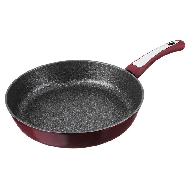 Satoshi ла мери сковорода литая d=28см, антипригарное покрытие мрамор, индукция