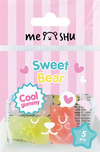 

Набор ластиков Meshu Candy Bear 2 х 1.5 х 0.9 см 5 шт в ассортименте