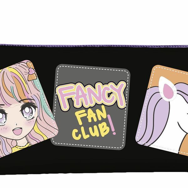 Пенал-тубус 1 отд сред Schoolformat Комикс Аниме 210х65 мм черн полиэстер