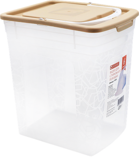 Ведро для стирального порошка АРХИМЕД 6л Арт. Р1006, цвет в ассортименте