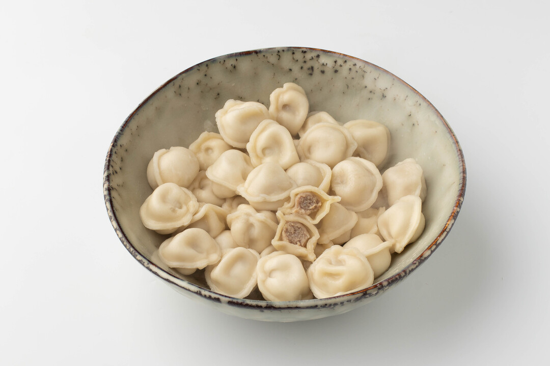 

Пельмени мини ВкусВилл мясное ассорти вес