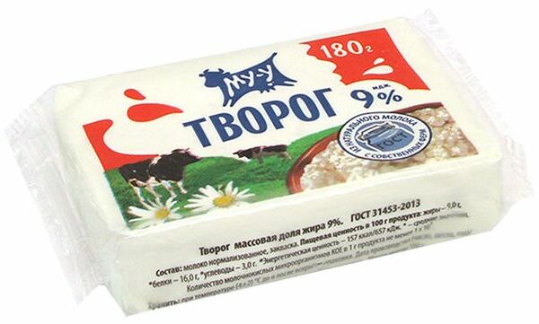 Творог Му-у 9%