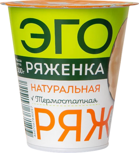 

Ряженка Эго термостатная 3.2% 300 г