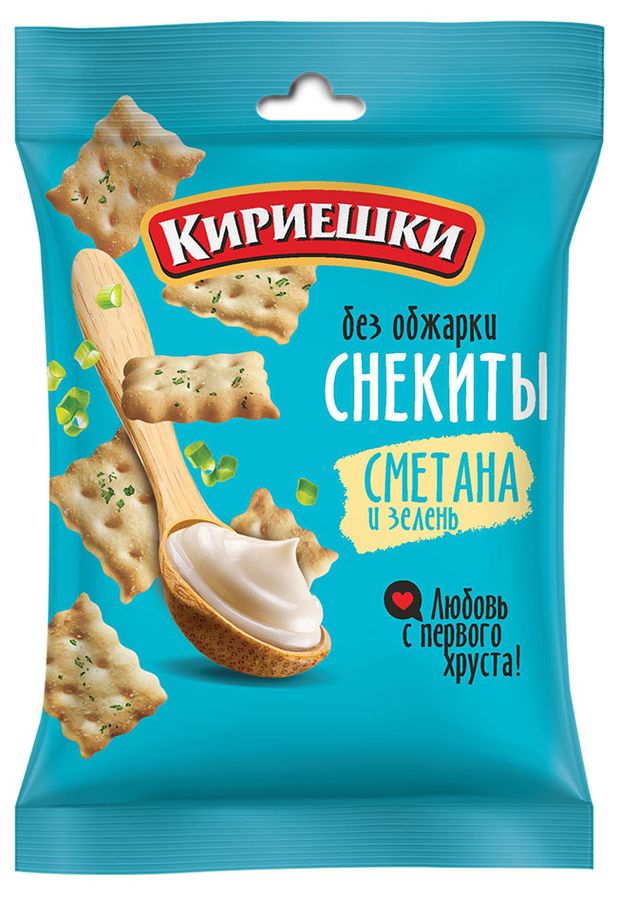 

Крекер Кириешки Снекиты Сметана с зеленью 60 г