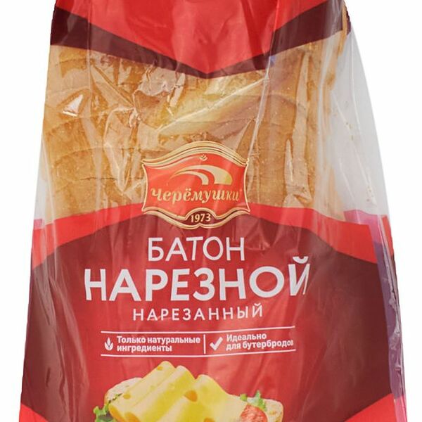 Батон Черемушки нарезной в нарезке 400 г