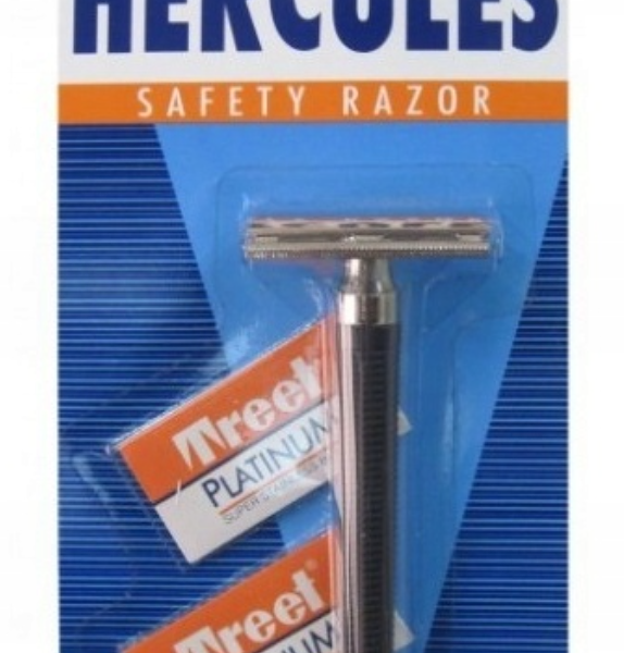 Бритва многоразовая Treet Hercules Safety Razor, 1 шт + 2 упаковки лезвий по 5 шт