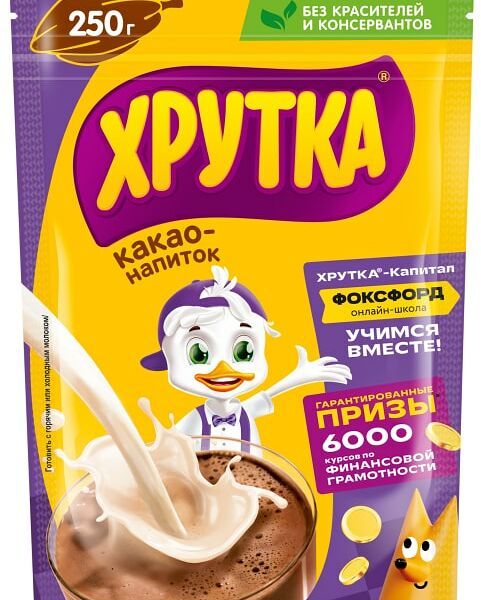 Какао-напиток Хрутка быстрорастворимый 250г