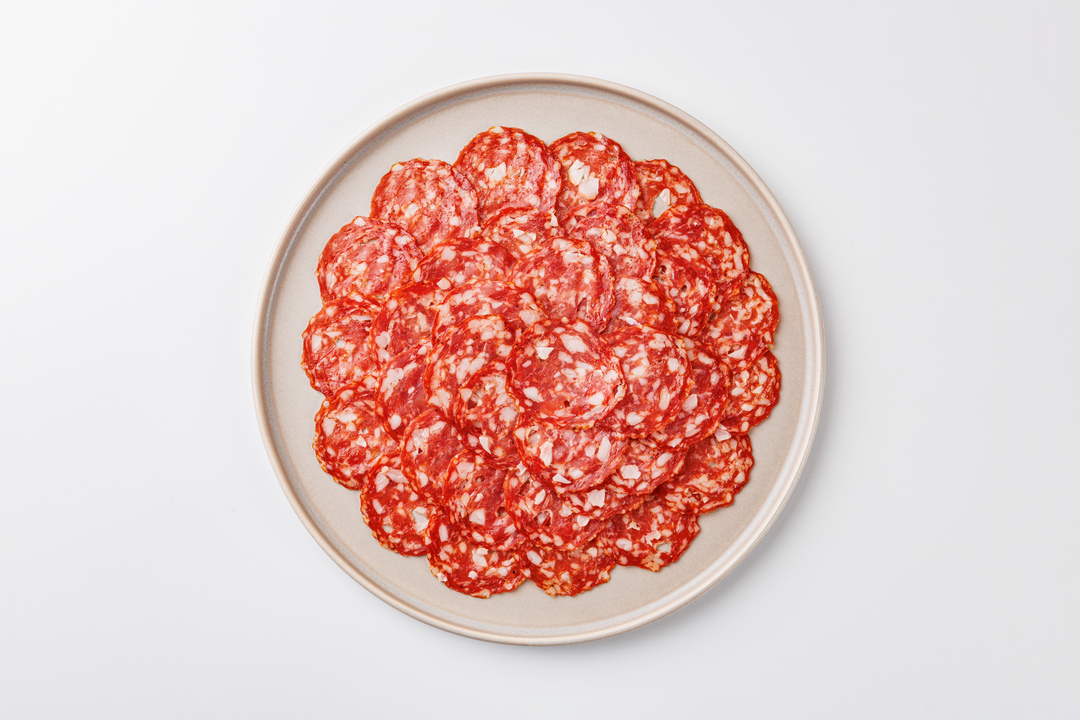 

Колбаса ВкусВилл Салями Пряная с пажитником и паприкой полусухая нарезка 70 г