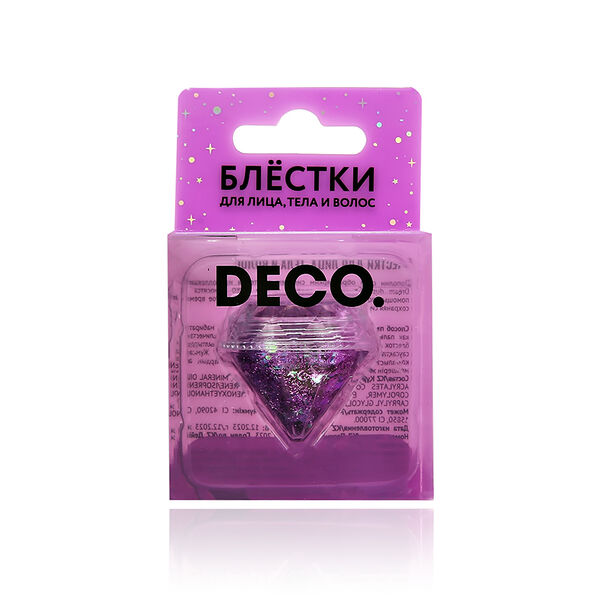 Глиттер Deco Dream dust для лица, тела и волос violet