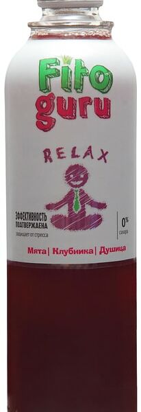Напиток сокосодержащий Fitoguru Релакс Клубника мята ваниль 330мл