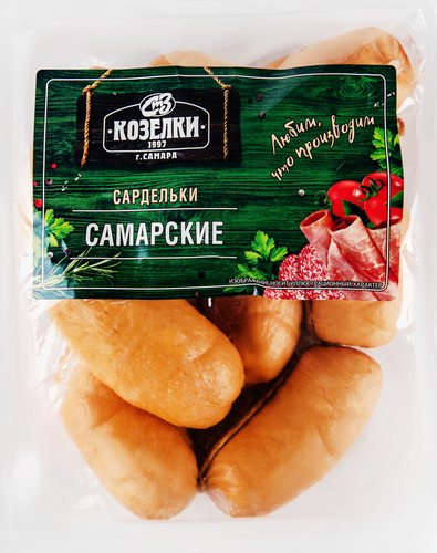 

Сардельки Козелки Самарские вес