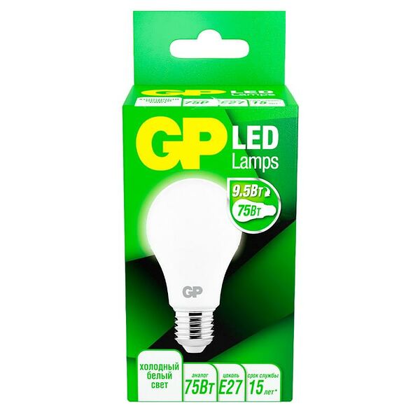 Светодиодная лампа GP 9,5W 4000К 1055lm E27 Нейтральный