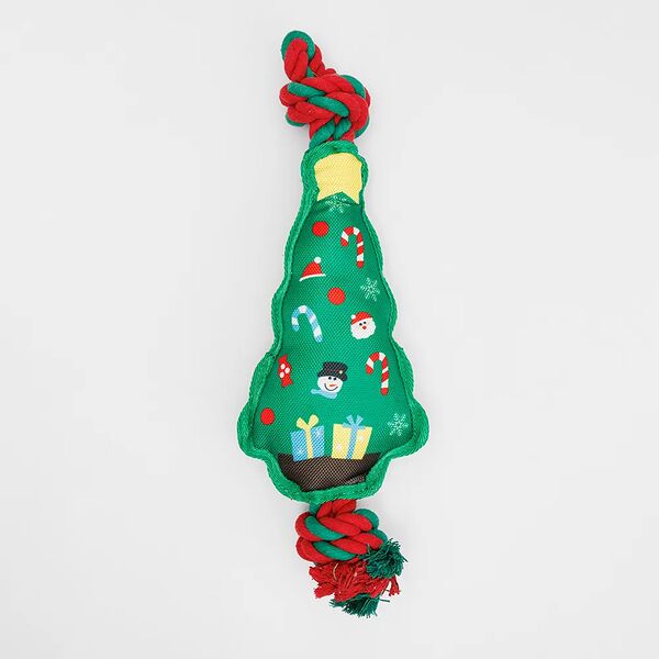 Игрушка для собак Елочка New Year, 37х12х5 см