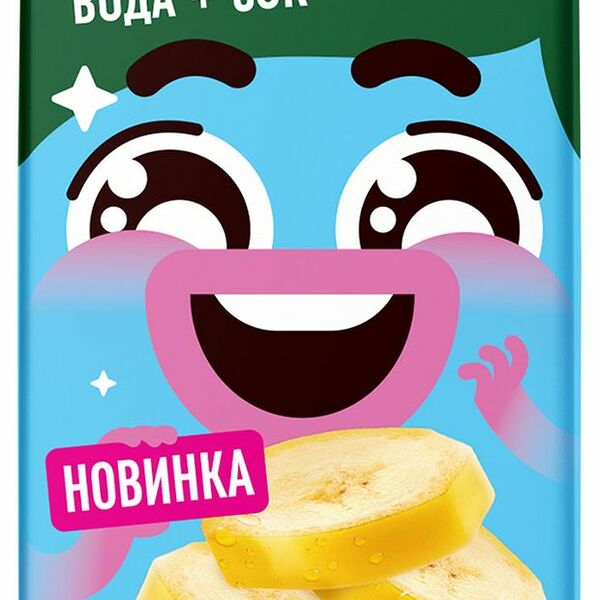 Напиток сокосодержащий ДОБРЫЙ Active kid яблоко-банан, 200мл