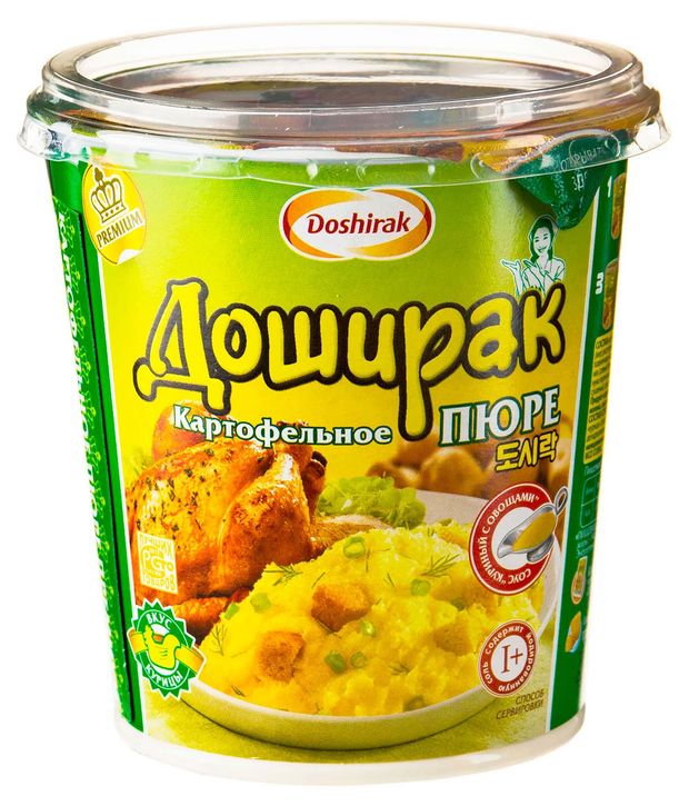 

Пюре картофельное Доширак Премиум со вкусом курицы 52 г