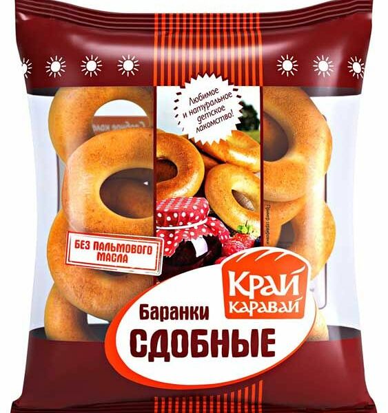 Баранки Край Каравай сдобные