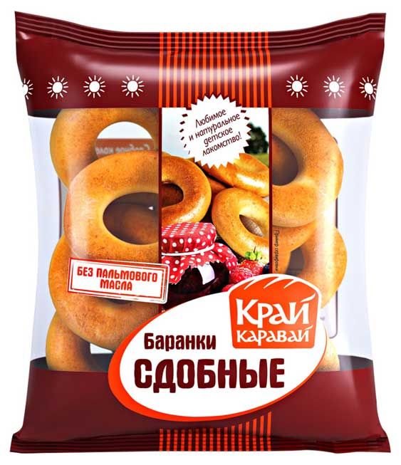 

Баранки Край Каравай сдобные 350 г