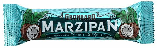 Марципановый батончик Grondard, с кокосовой начинкой 50 г