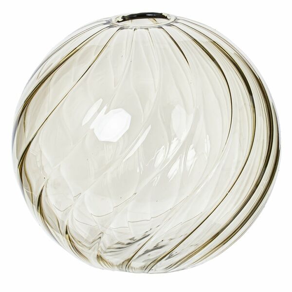 Ваза, 9х9х9.5 см, шар, стекло, прозрачный