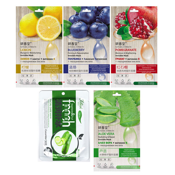 Маска для лица тканевая 