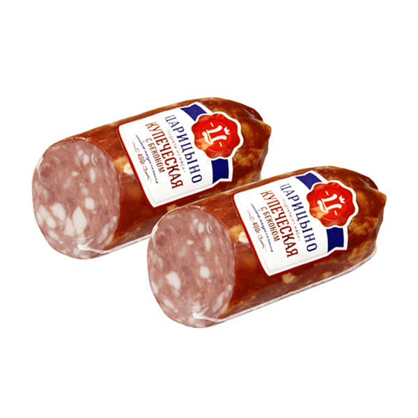 Колбаса полукопченая Царицыно Купеческая с беконом 400 г