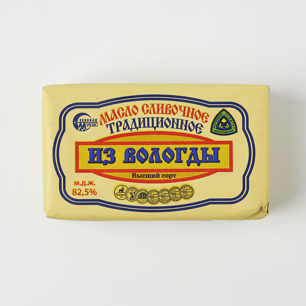 Масло сливочное из Вологды Традиционное 82,5% 180г