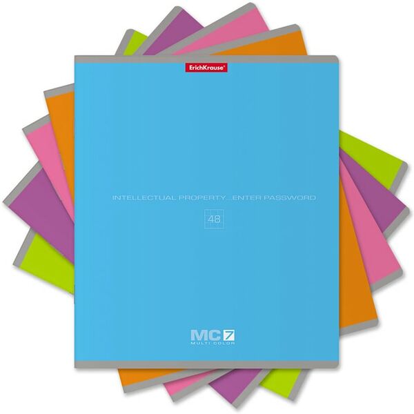 Тетрадь общая ErichKrause ученическая в клетку 48 листов