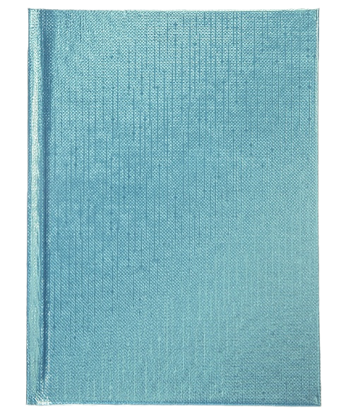 Записная книжка Hatber Metallic мята,твердый переплет,клетка,линия А6,64л