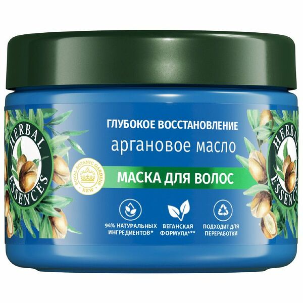 Маска для волос Herbal Essences Глубокое восстановление с аргановым маслом