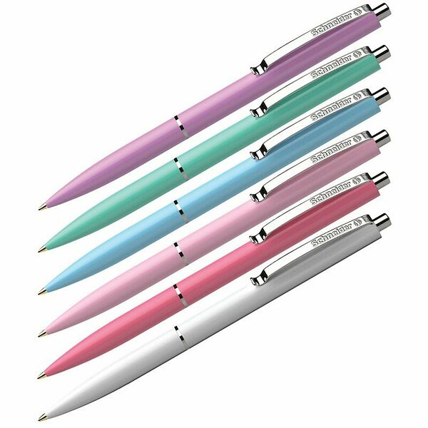 Ручка шариковая автоматическая синяя Schneider К15, корпус в ассортименте, 1 шт