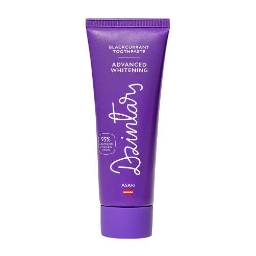 Зубная паста Dzintars Asari отбеливающая с черной смородиной, 75 мл