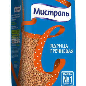 Крупа гречневая Мистраль ядрица, 900г