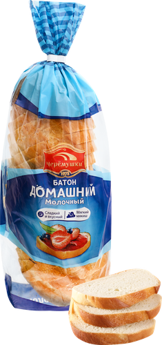 

Батон Черемушки домашний молочный в нарезке 350 г