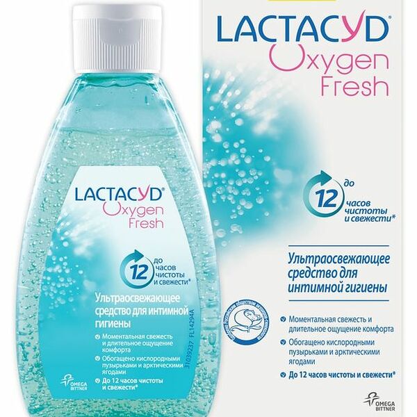 Гель для интимной гигиены Lactacyd Oxygen Fresh 200 мл