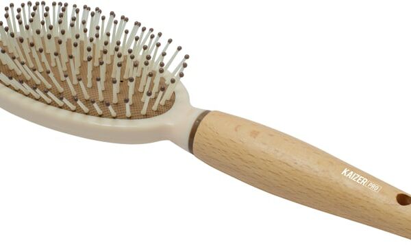 Расческа массажная Kaizer Pro Wooden handle