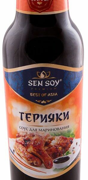 Соус Терияки ТМ Sen Soy (Сен Соу) для маринования, 320 г