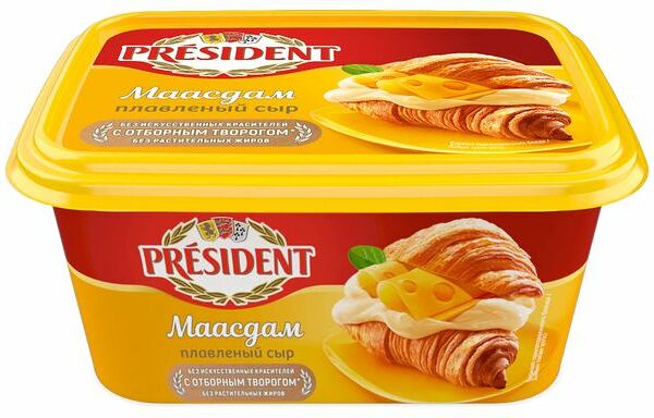 Сыр плавленый President Маасдам 45% 400 г