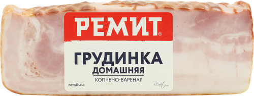 

Грудинка копчено-вареная Ремит Домашняя вес