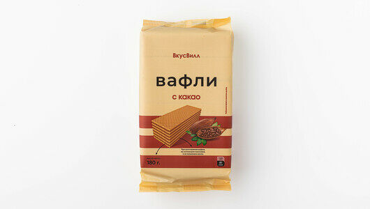 Вафли с какао ВкусВилл