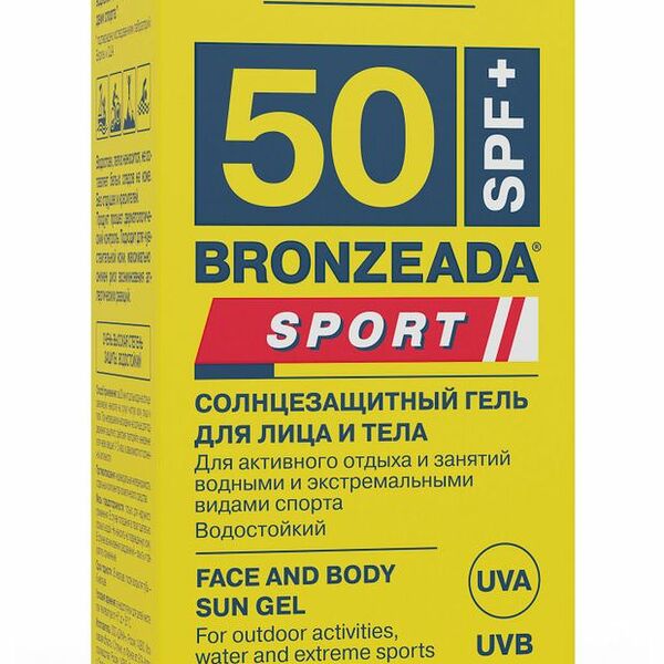 Librederm Гель для лица и тела Librederm Bronzeada Sport cолнцезащитный SPF 50, 50 мл