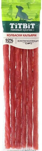 Лакомство для собак TiTBiT Колбаски Кальяри Золотая коллекция 20г