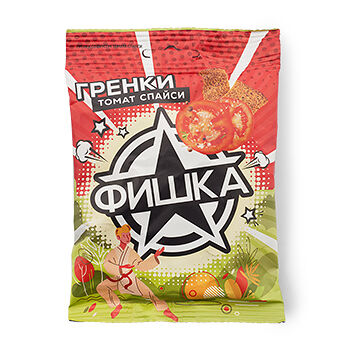 Гренки Фишка со вкусом томатов острые