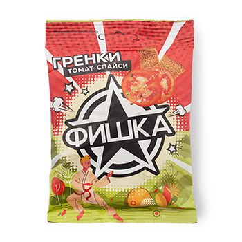 

Гренки Фишка со вкусом томатов острые