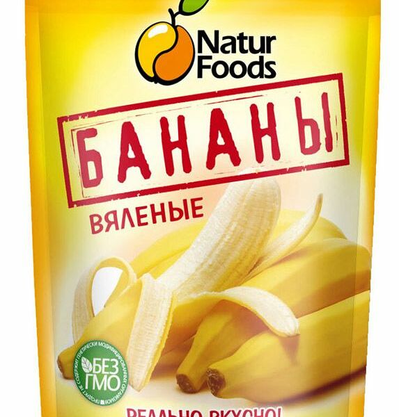 Бананы вяленые NaturFoods 200 г