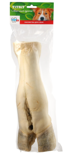 Лакомство для собак TitBit Нога говяжья 850 г