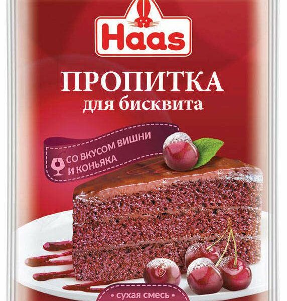 Пропитка д/бисквита HAAS Со вкусом вишни и конька