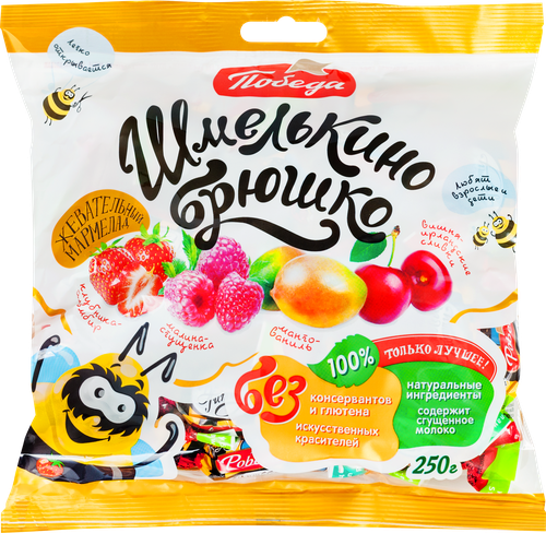 

Мармелад жевательный Победа вкуса Шмелькино Брюшко 250 г