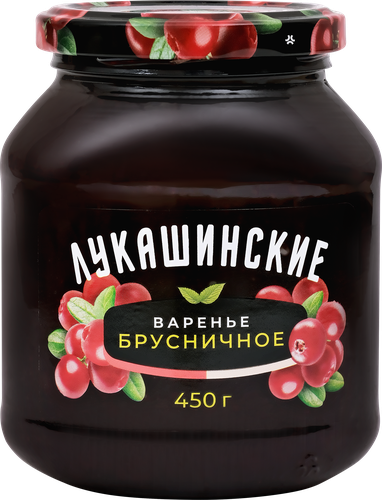 

Варенье Лукашинские из брусники 450 г